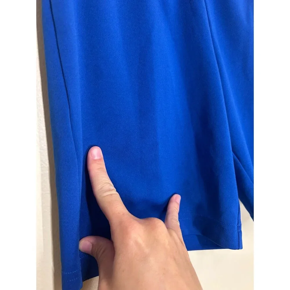 Adidas Youth Medium 10/12 Blue Athletic Entrada 22 Training Soccer Shorts